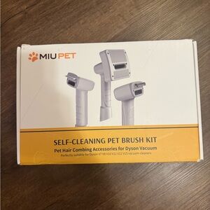 MIU PET Self-Cleaning Pet Brush Kit for Dyson vacuums